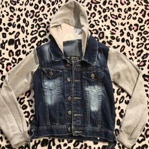 Hooded Denim Jacket